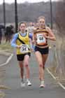 Angela Hibbs (Jarrow) and Sophie Montgomery (Blaydon) senior womens Elswick Road Relays.